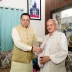 भगत दा से मिले सीएम पुष्कर सिंह धामी