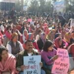 महापंचायत में उमड़ी भीड़, अंकिता भंडारी के माता पिता और पूर्व सीएम हरीश रावत भी पहुंचे