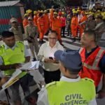 आज रात्रि एयर अटैक की सूचना प्राप्त होने पर जनपद में निर्धारित मानकों के अनुसार त्वरित कार्यवाही की गई