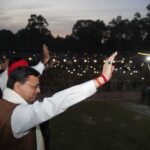 मुख्यमंत्री पुष्कर सिंह धामी बन्नू बिरादरी द्वारा परेड ग्राउंड, देहरादून में आयोजित दशहरा महोत्सव में हुए शामिल